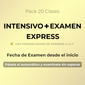 curso intensivo de prácticas de coche