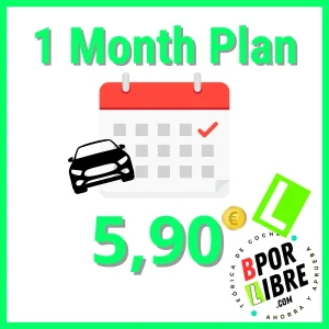 1 month online driving theory course with unlimited access for car license B