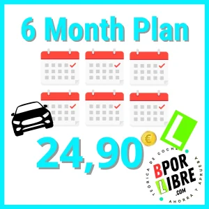 6 months online driving theory course with unlimited access for car license B