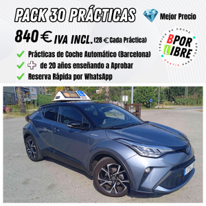 prácticas autoescuela en Barcelona
