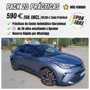prácticas autoescuela en Barcelona